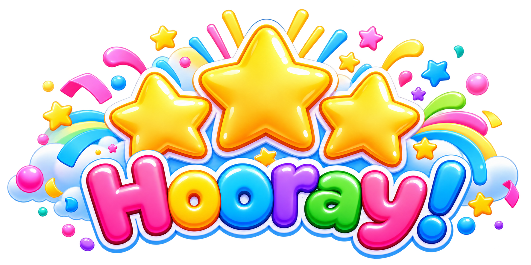 Hooray! Three star success